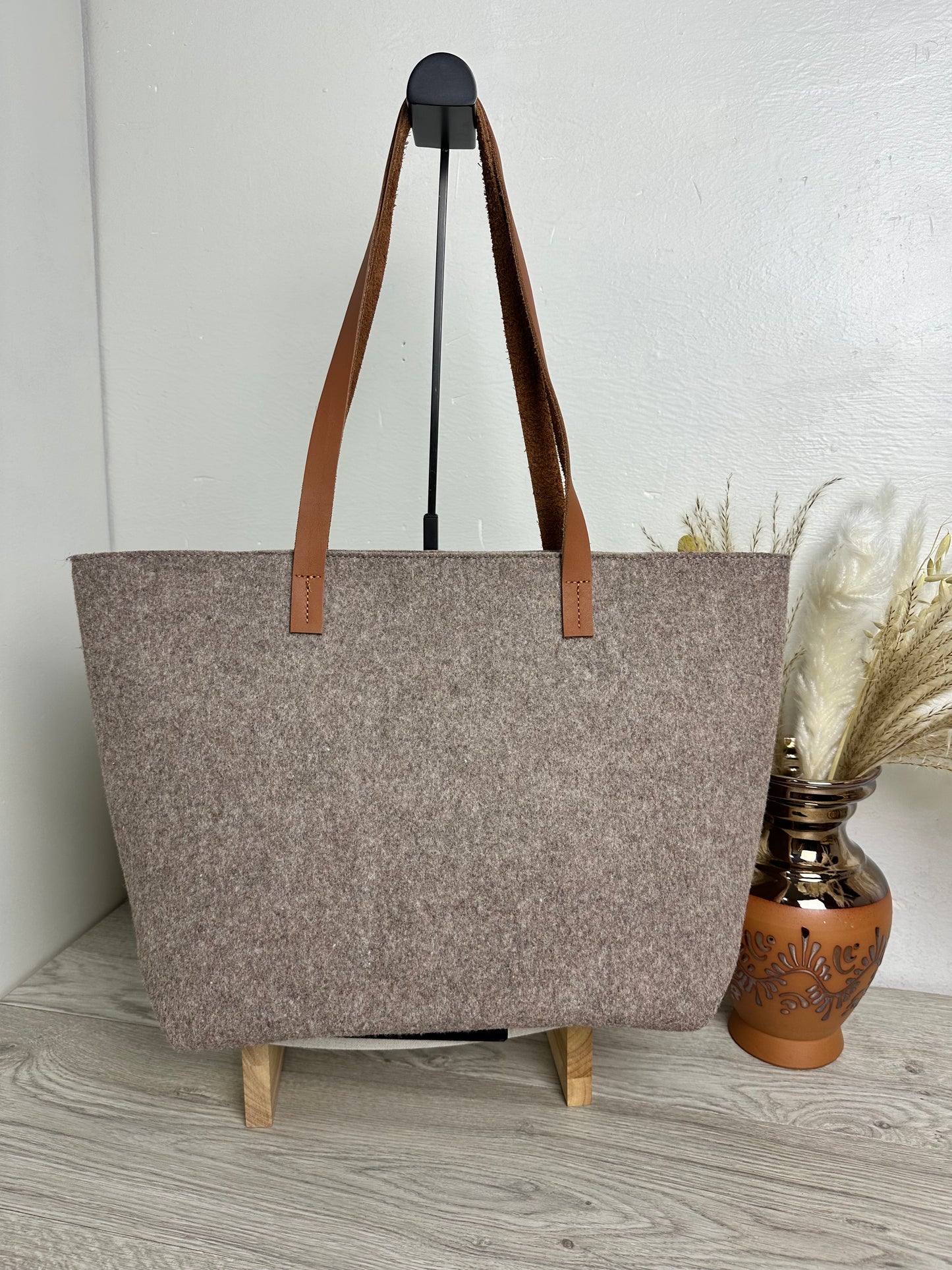 Bolso shopper de fieltro